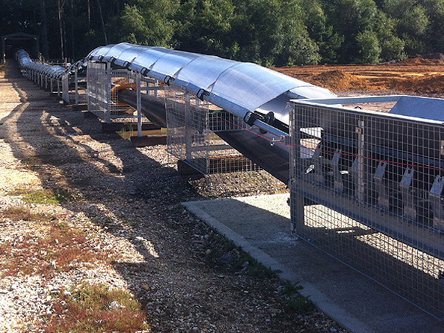 600m Field Conveyor - Onsite Installation - Ringwood